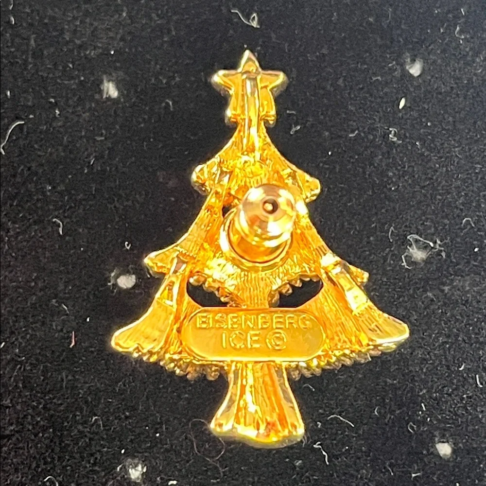 Eisenberg Ice Holiday Christmas Tree Brooch